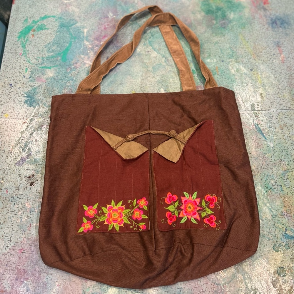 Boho Flower Tote